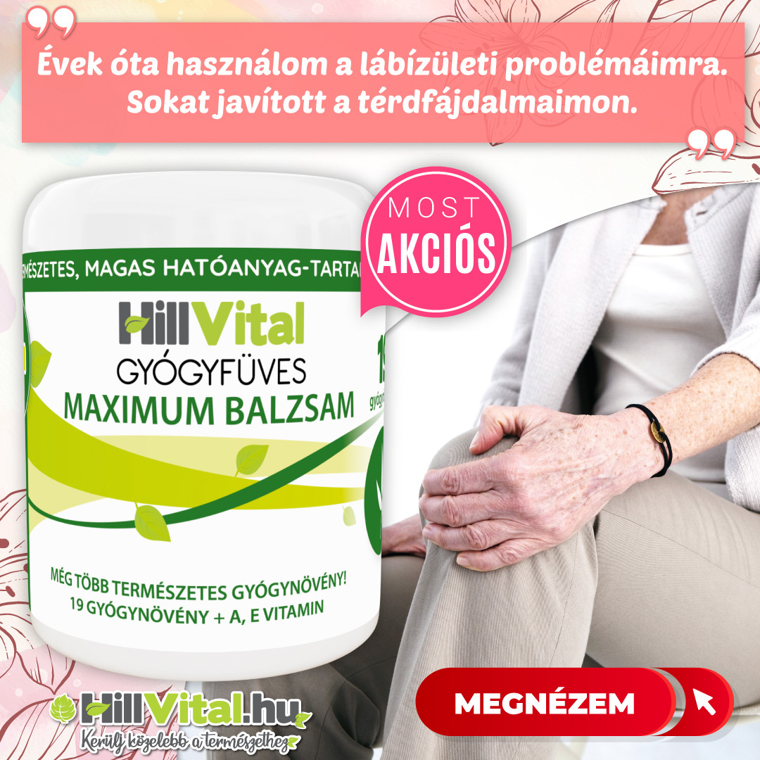 maximum balzsam - ízületi és térdpanaszokra
