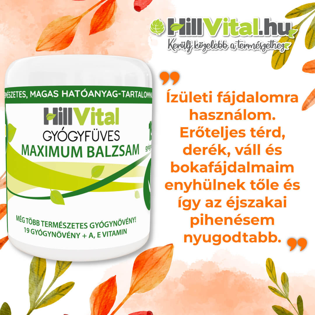 maximum balzsam - köszvényes panaszokra
