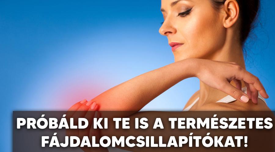 Természetes fájdalomcsillapítók használata.