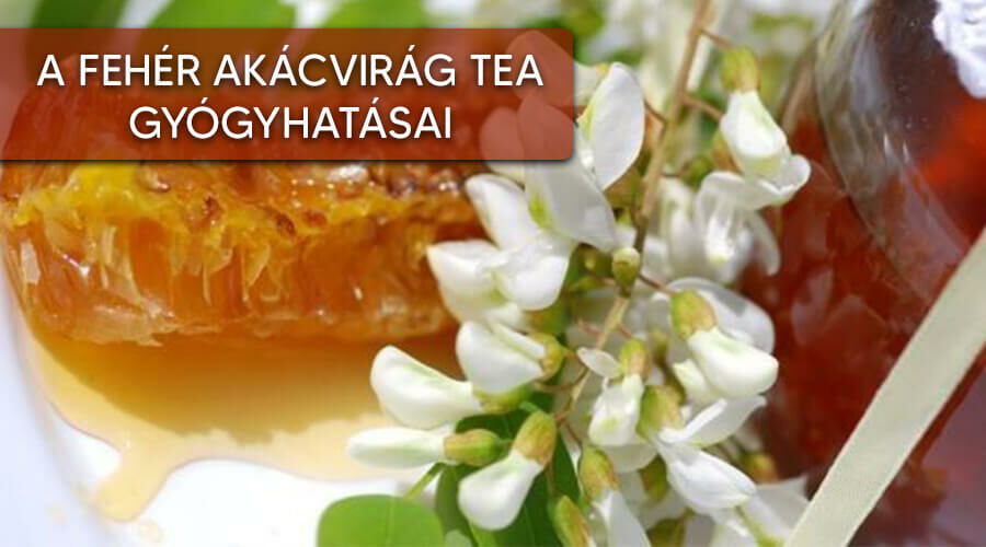 Fehér akácvirág tea