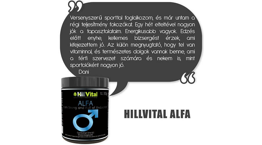 HillVital Alfa vásárlói vélemény.