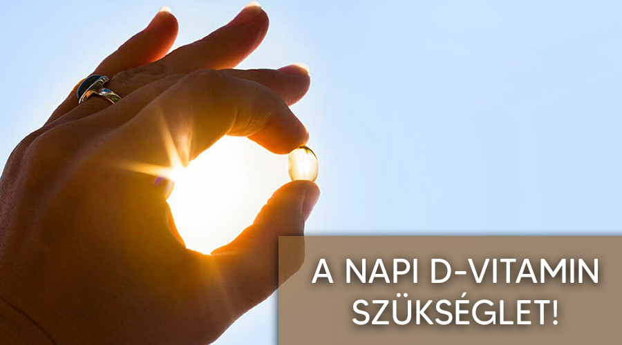 Napi d-vitamin bevitel.