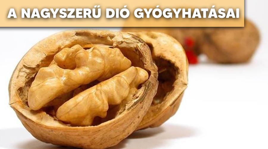 A dió gyógyhatásai.
