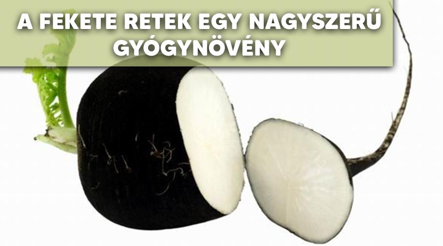 A fekete retek gyógyhatásai.