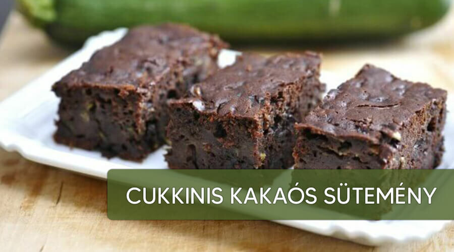 Ismerd meg a cukkinis-kakaós sütemény receptjét.