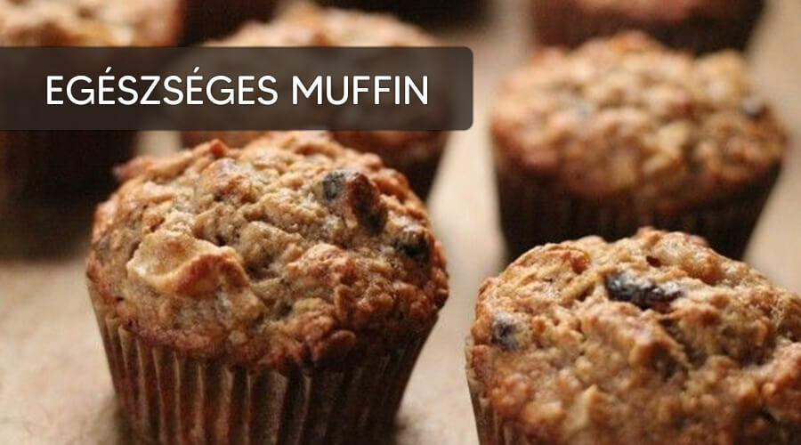 Egészséges muffin recept.