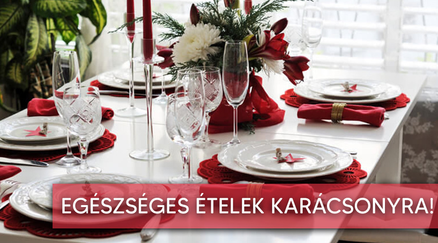 Egészséges karácsonyi ételek.