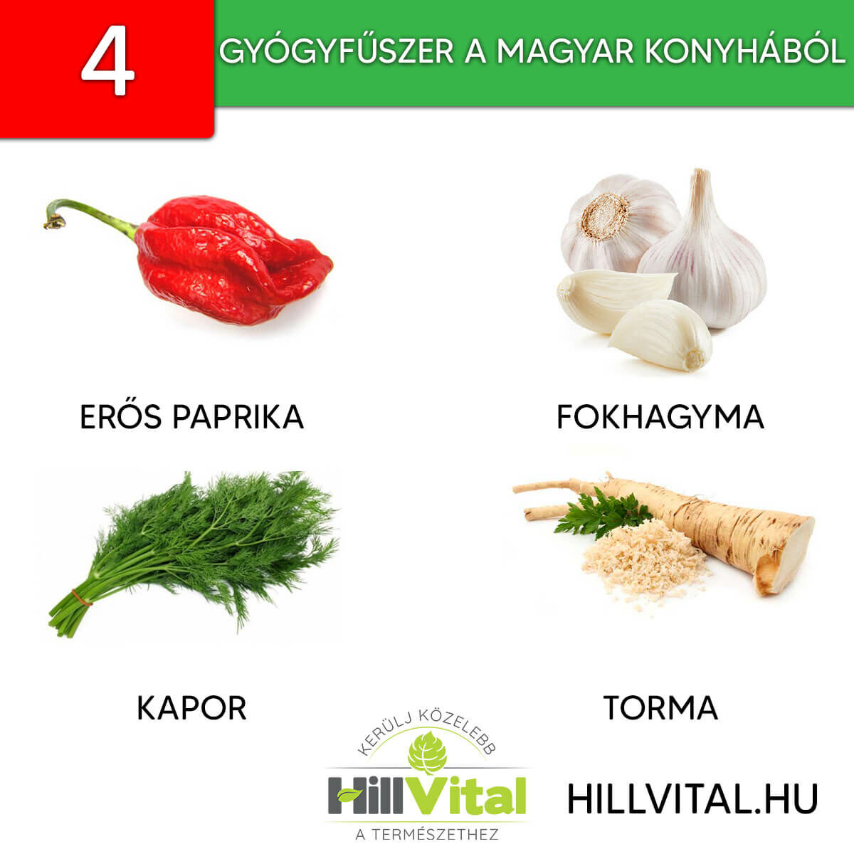 4 gyógynövény a magyar konyhából amiket te is ismersz!