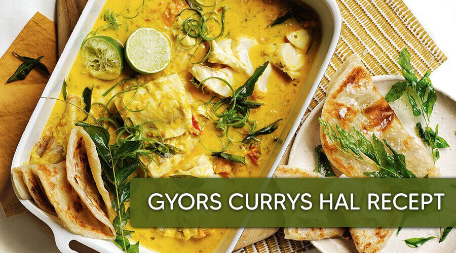 Gyors currys hal recept.