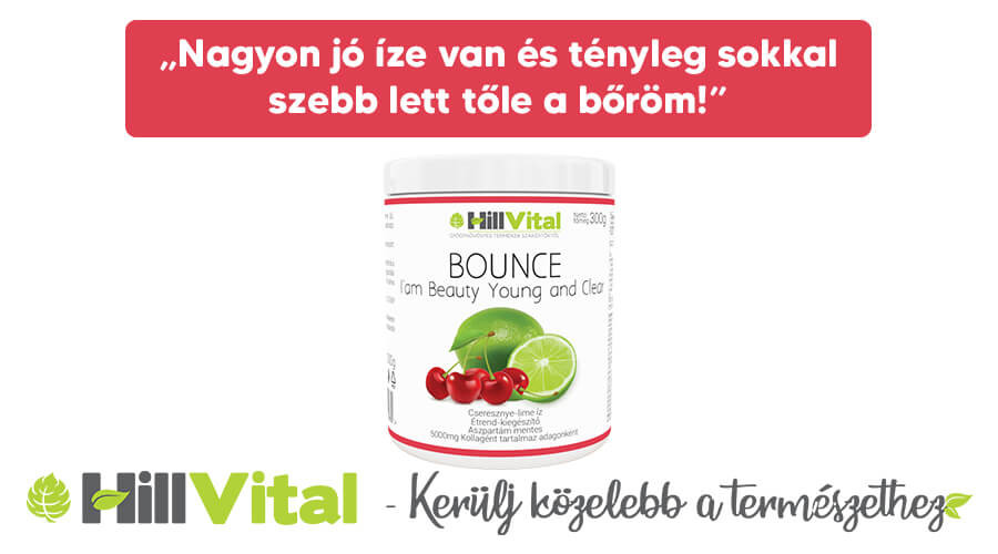 HillVital Bounce kollagénes italpor.