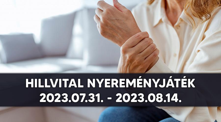 HillVital Nyereményjáték 2023.07.31.-2023.08.14.-ig 