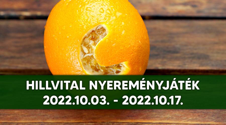 HillVital Nyereményjáték 2022.10.03.-2022.10.17.