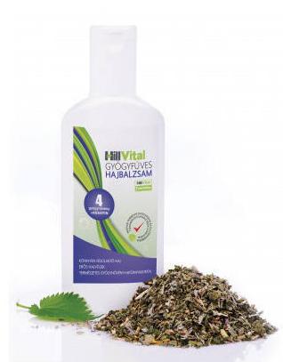 A HillVital Gyógyfüves Hajbalzsam egy vegyszermentes 4 gyógynövényes termék ami segíthet a töredezett haj ápolásában.