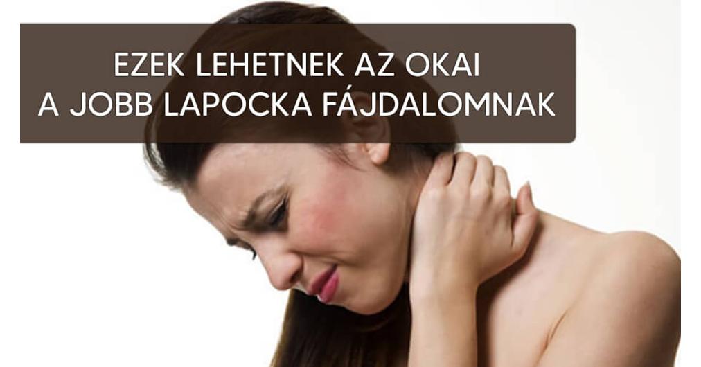 jobb lapockába sugárzó fájdalom okai