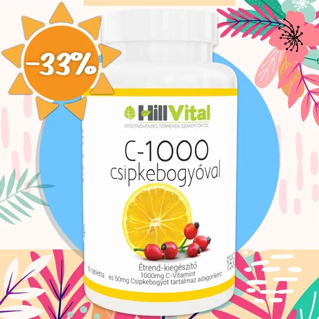 C-1000 vitamin csipkebogyóval