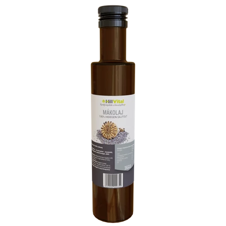 100% hidegen sajtolt mákolaj 250ml 