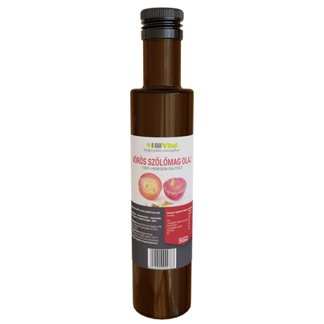 100% hidegen sajtolt vörös szőlőmag olaj 250ml