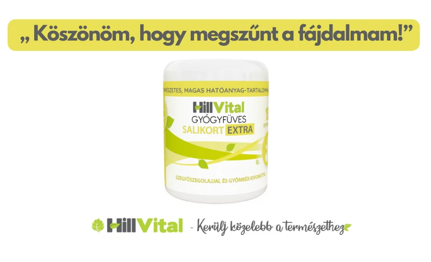 „Köszönöm, hogy megszűnt a fájdalmam, a Salikort krém segített!”