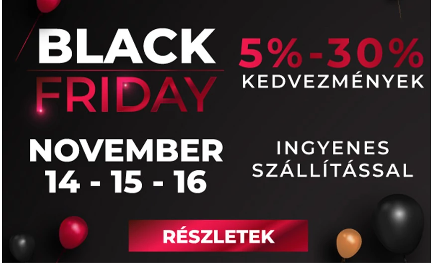 HillVital Black Friday hétvége: november 14–16.