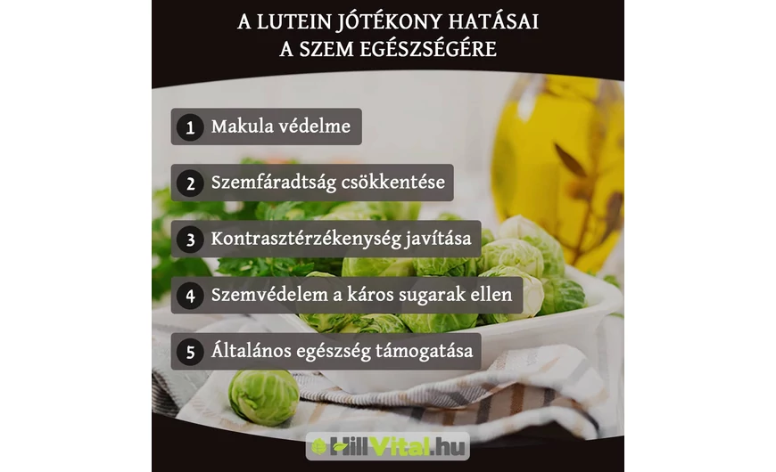 A lutein hatása a szem egészségére