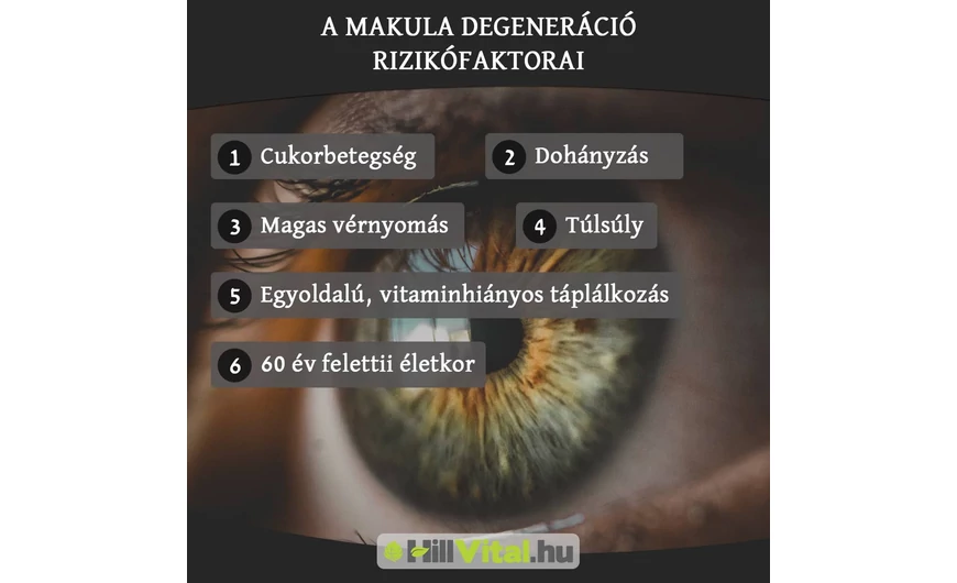 A makula degeneráció rizikófaktorai