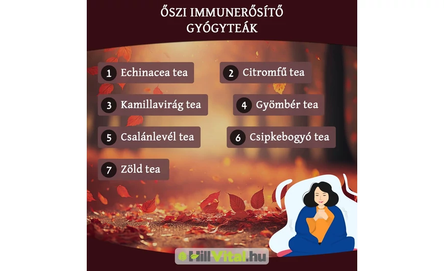 Őszi immunerősítő gyógyteák