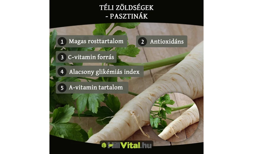 Téli zöldségek - Pasztinák