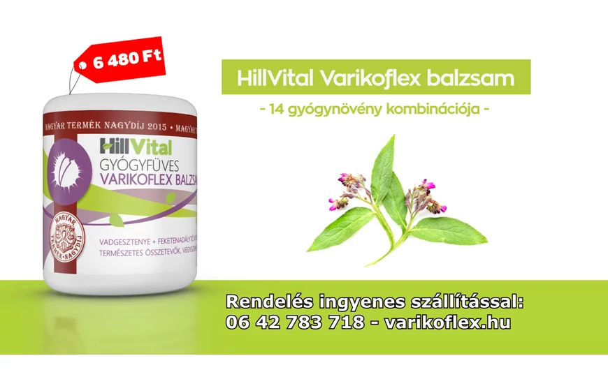 Varikoflex balzsam - a Fekete nadálytős krém