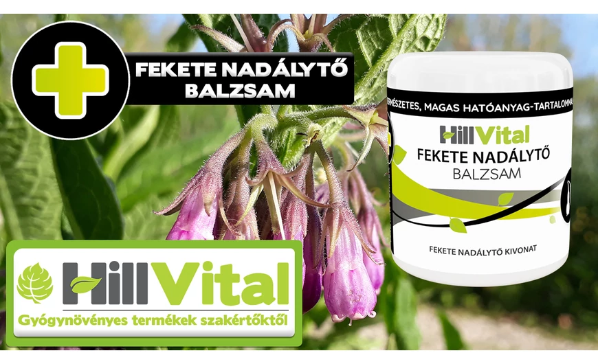 A sebek és zúzódások gyógyítója, ez a fekete nadálytő!