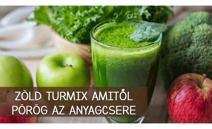 Zöld turmix, amitől pörög az anyagcsere!