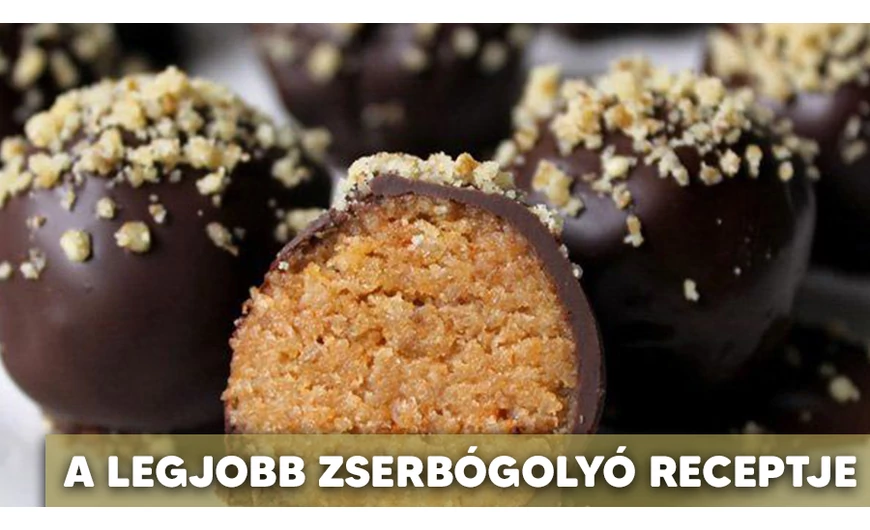 Egyszerű zserbógolyó recept