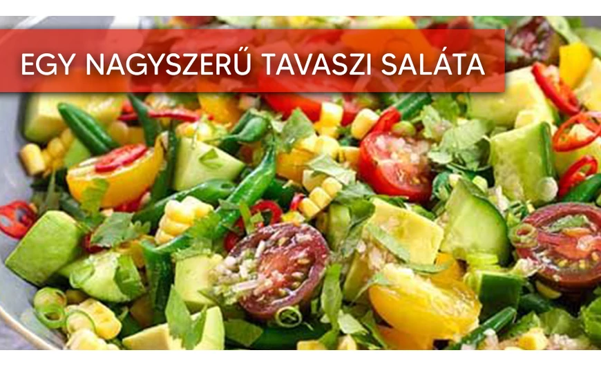 Tavaszváró saláta