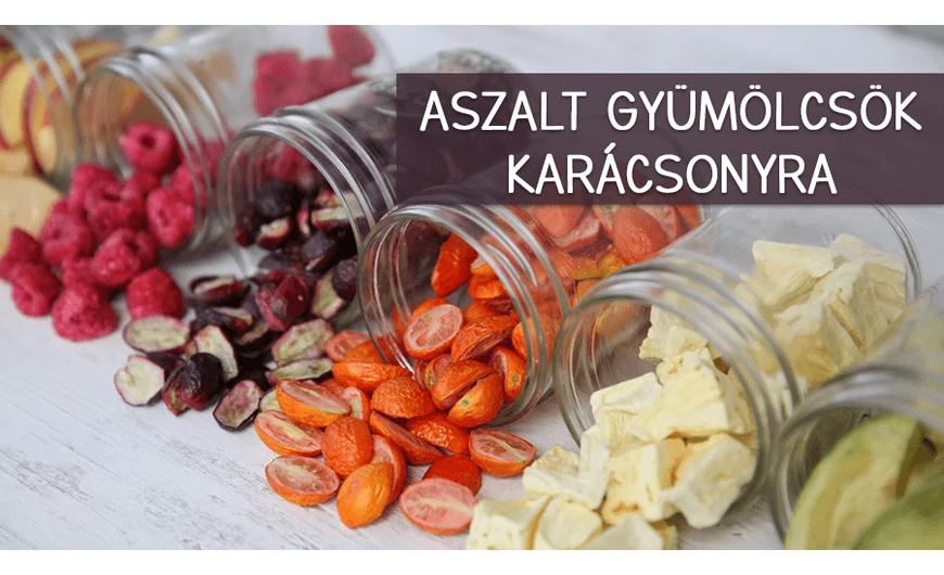Aszalt gyümölcsök karácsonyra!