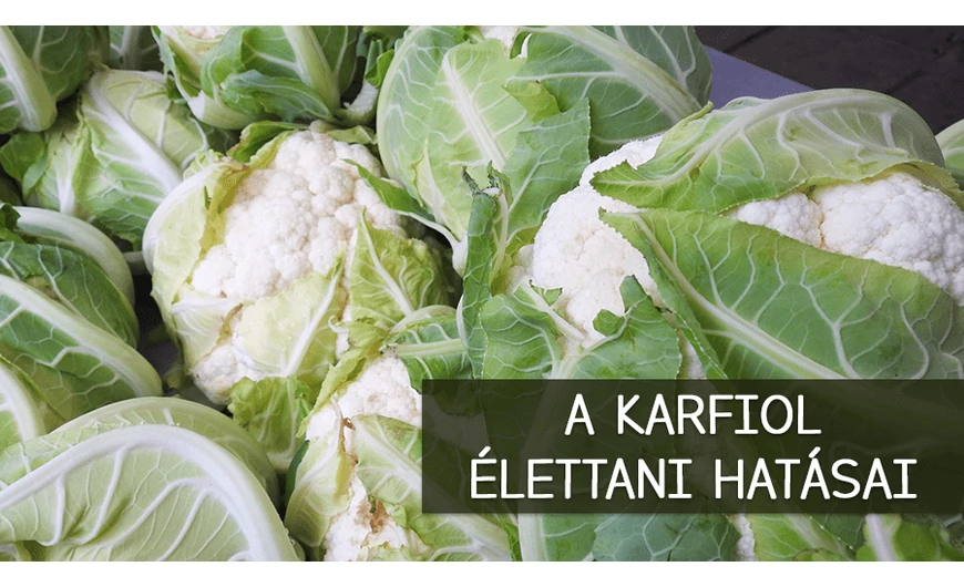 A karfiol fontos vitaminokat tartalmaz!
