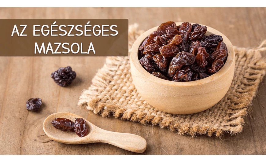 A mazsola egészségesebb mint gondolnád elsőre