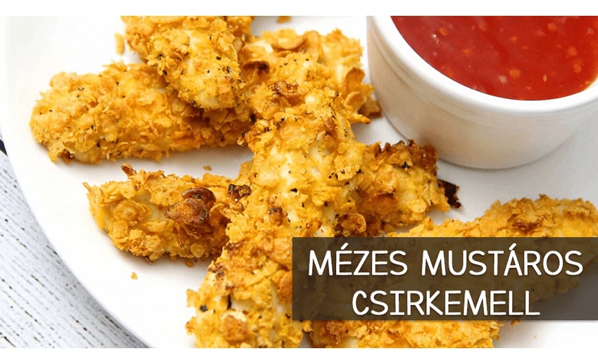 Mustáros-kukoricadarás csirkemell
