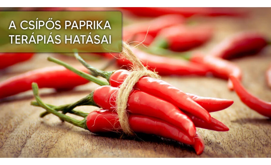  A csípős paprika terápiás tulajdonságai