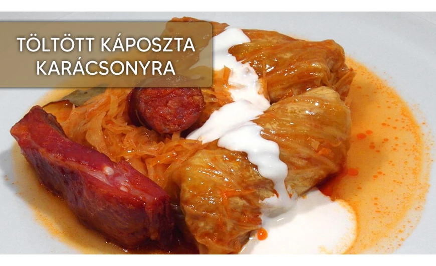 Töltött káposzta karácsonyra, savanyú káposztából