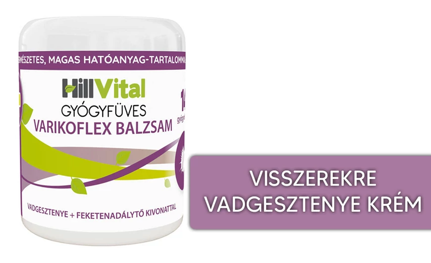 ​A visszerek kezelésére legjobb a vadgesztenye krém