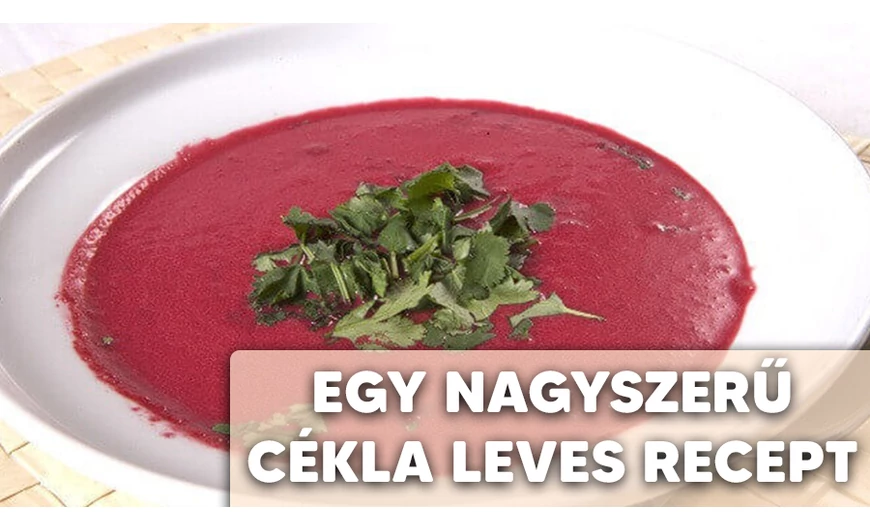 Cékla recept: leves