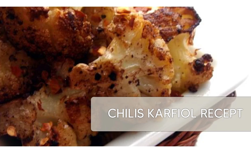 Chilis karfiol recept