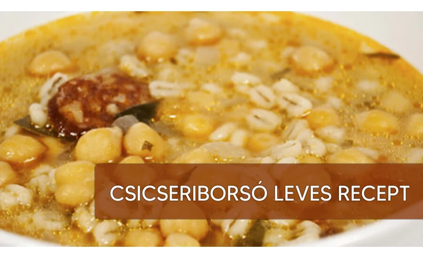 Készíts csicseriborsó-levest!