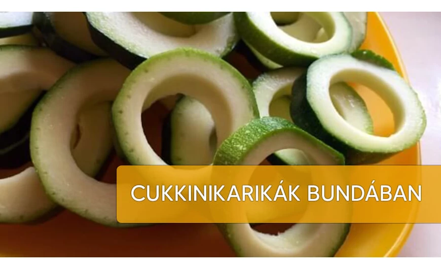 Cukkinikarikák bundában