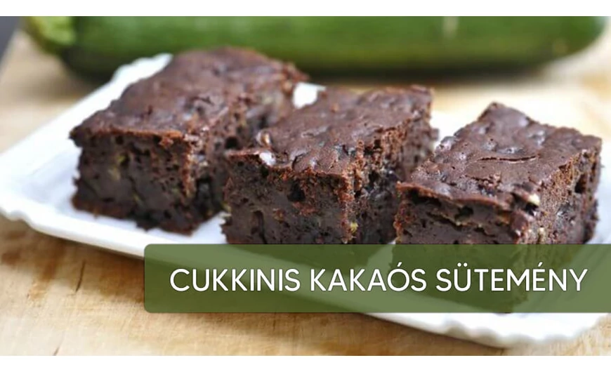 Cukkinis-kakaós sütemény