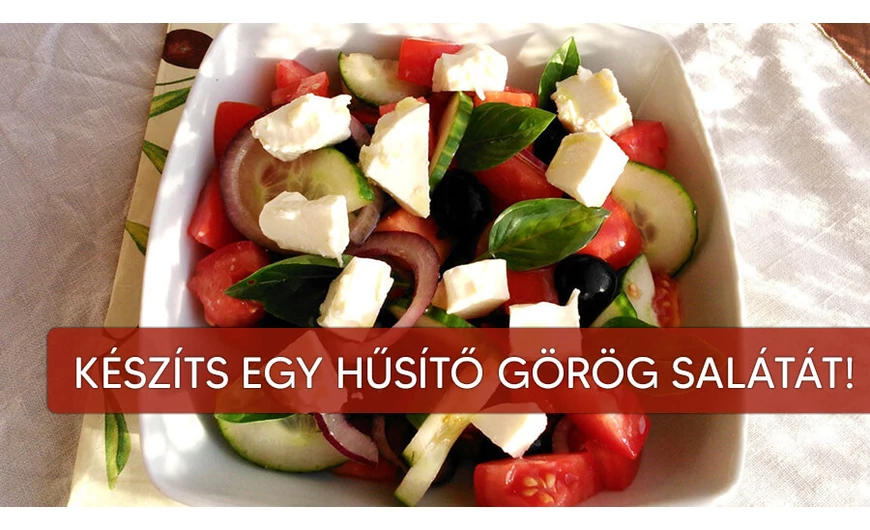 Friss görög saláta