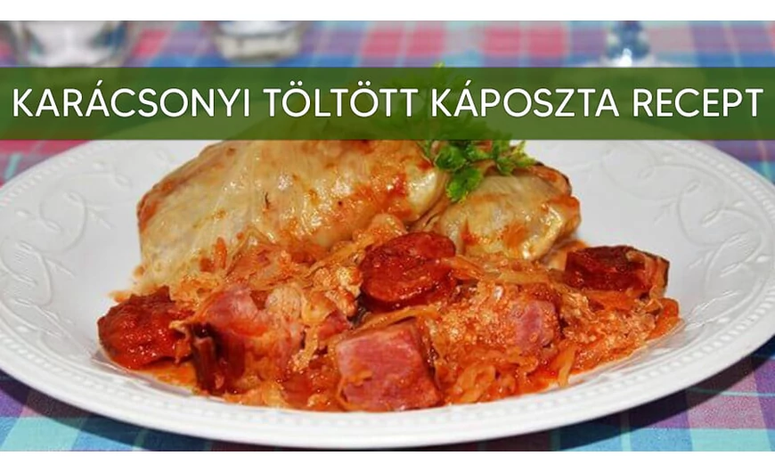 Karácsonyi töltött káposzta recept 