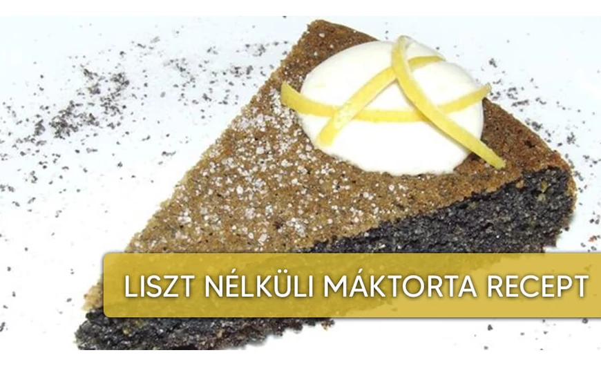 Liszt nélküli máktorta