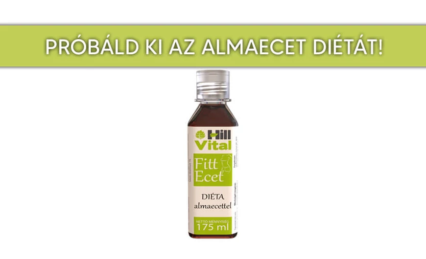 Almaecet diéta - egy új módszer a HillVital-tól!