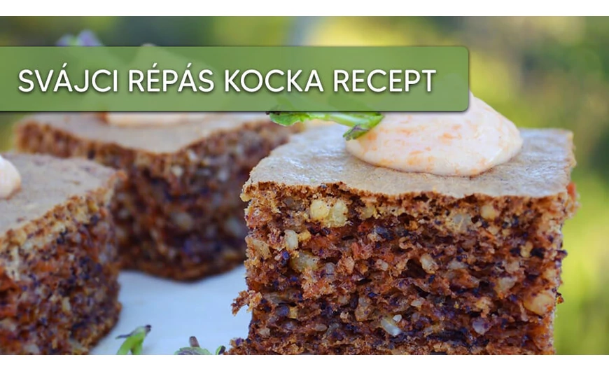 Készíts svájci répás kockát!