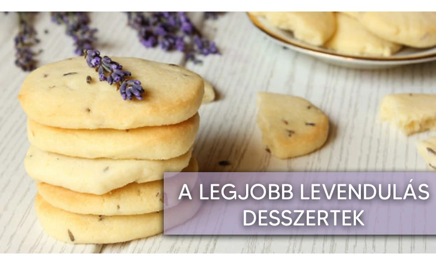 Levendulás desszertek